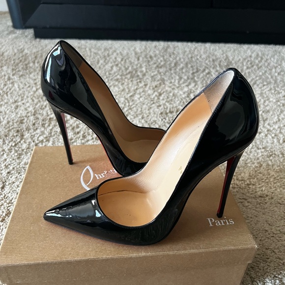 Christian Louboutin Black Stiletto Heels - Picture 1 of 9